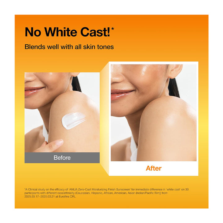 Promotional graphic for a skin moisturizer with the headline &