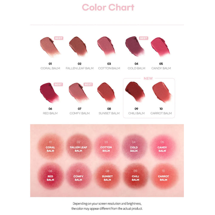 AOU Floofy Matte Balm - Peaches&Creme Shop Korean Skincare Malta