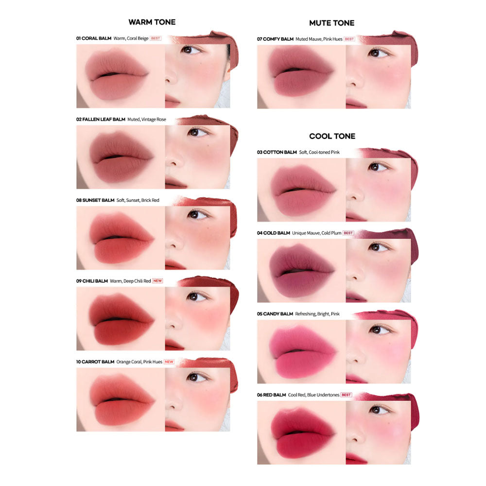 AOU Floofy Matte Balm - Peaches&Creme Shop Korean Skincare Malta