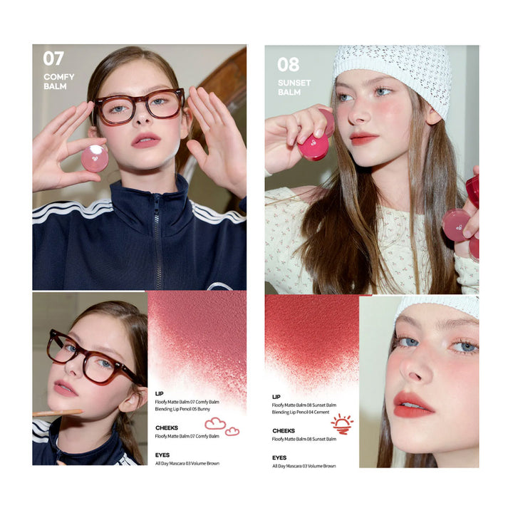 AOU Floofy Matte Balm - Peaches&Creme Shop Korean Skincare Malta