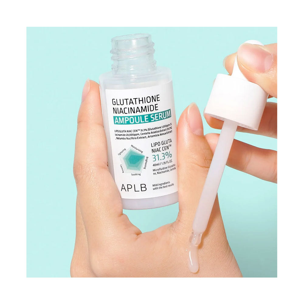 APLB Glutathione Niacinamide Ampoule Serum -Peaches&Creme Shop Korean Skincare Malta