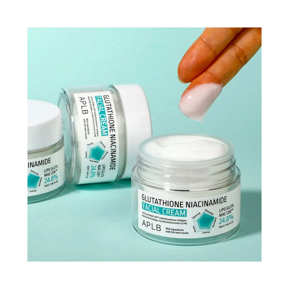 APLB Glutathione Niacinamide Facial Cream -Peaches&Creme Shop Korean Skincare Malta