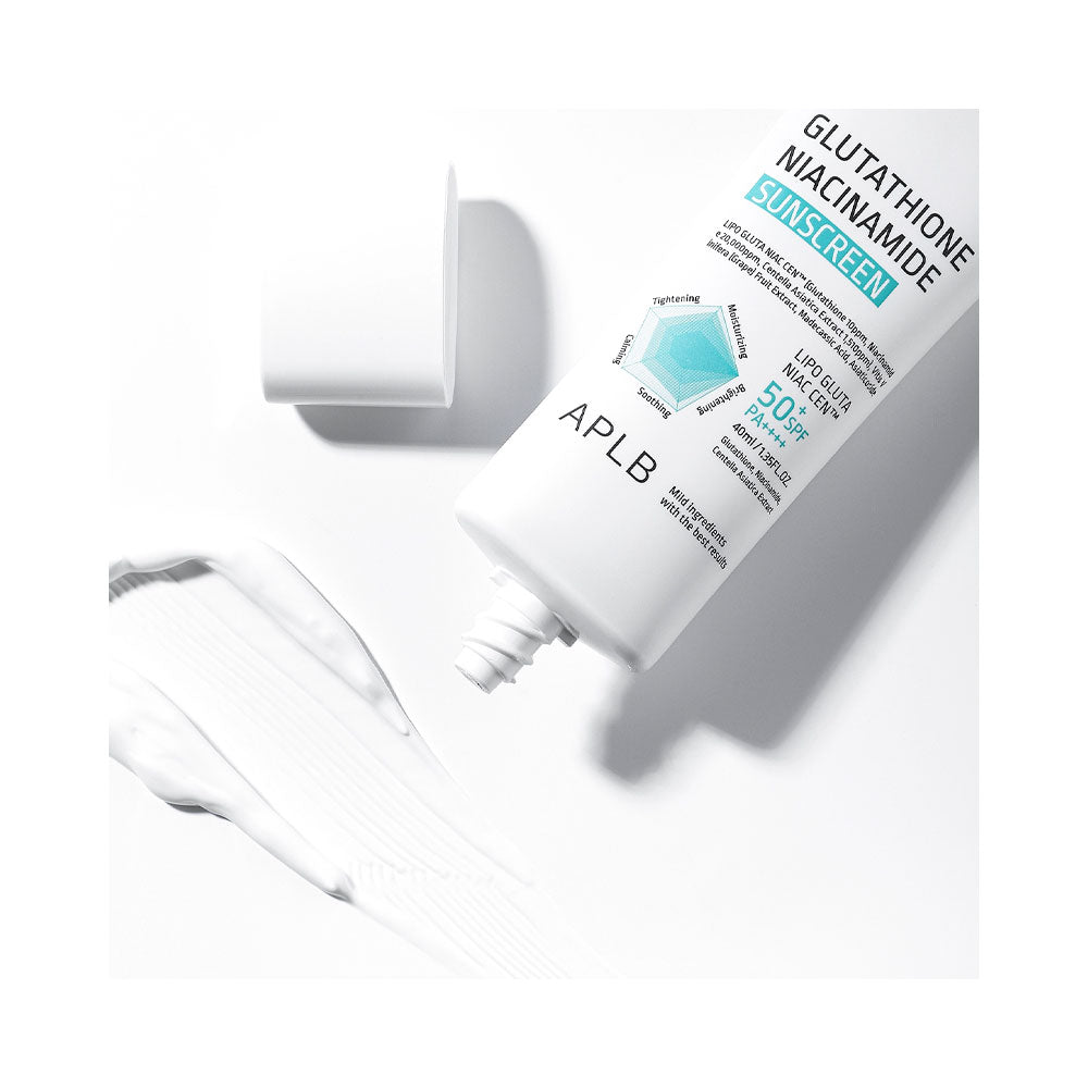 APLB Glutathione Niacinamide Sunscreen - Peaches&Creme Shop Korean Skincare Malta