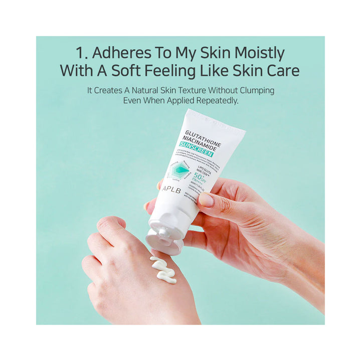 APLB Glutathione Niacinamide Sunscreen - Peaches&Creme Shop Korean Skincare Malta