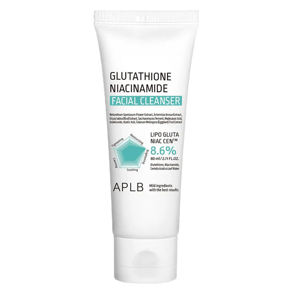 APLB Glutathione Niacinamide Facial Cleanser - Peaches&Creme Shop Korean Skincare Malta