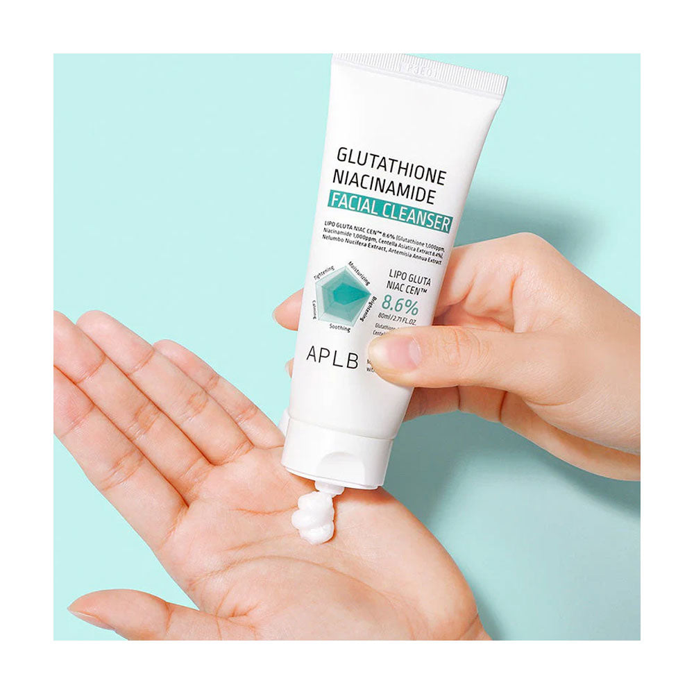 APLB Glutathione Niacinamide Facial Cleanser - Peaches&Creme Shop Korean Skincare Malta