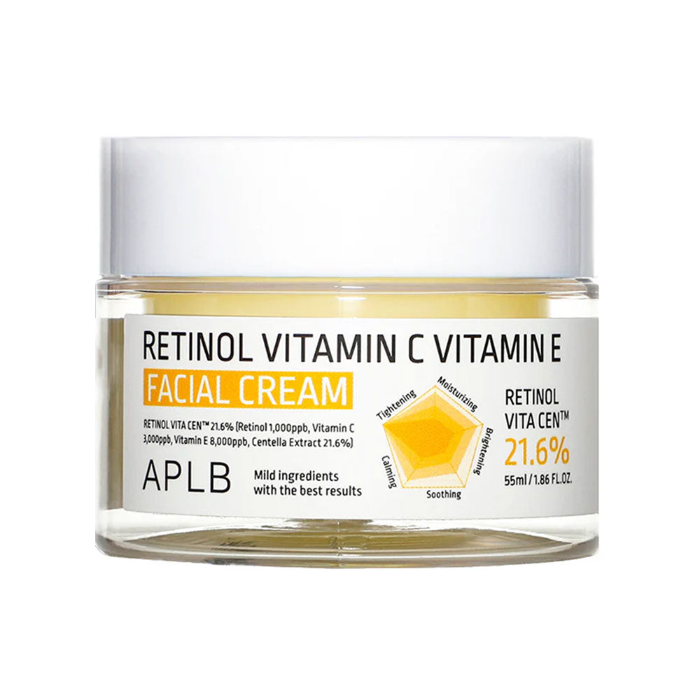APLB Retinol Vitamin C Vitamin E Facial Cream - Peaches&Creme Shop Korean Skincare Malta