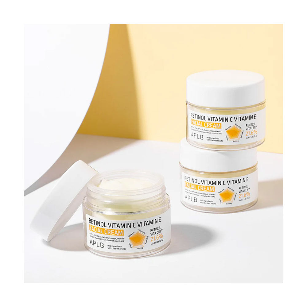 APLB Retinol Vitamin C Vitamin E Facial Cream - Peaches&Creme Shop Korean Skincare Malta