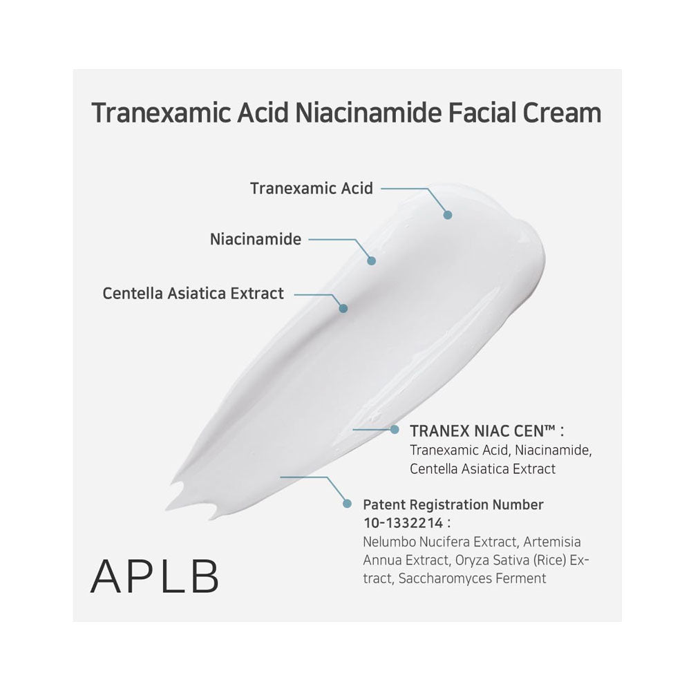 APLB Tranexamic Acid Niacinamide Facial Cream - Peaches&Creme Shop Korean Skincare Malta