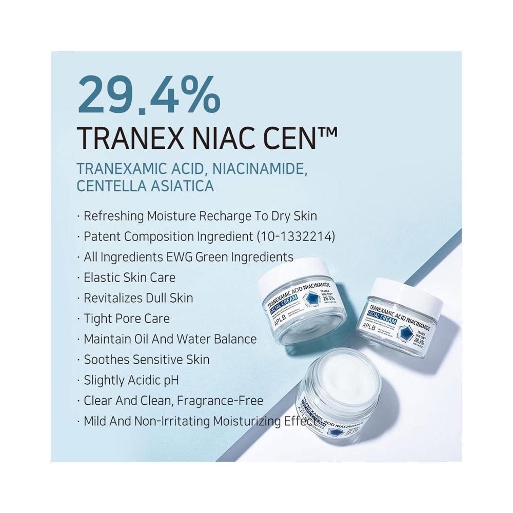 APLB Tranexamic Acid Niacinamide Facial Cream - Peaches&Creme Shop Korean Skincare Malta