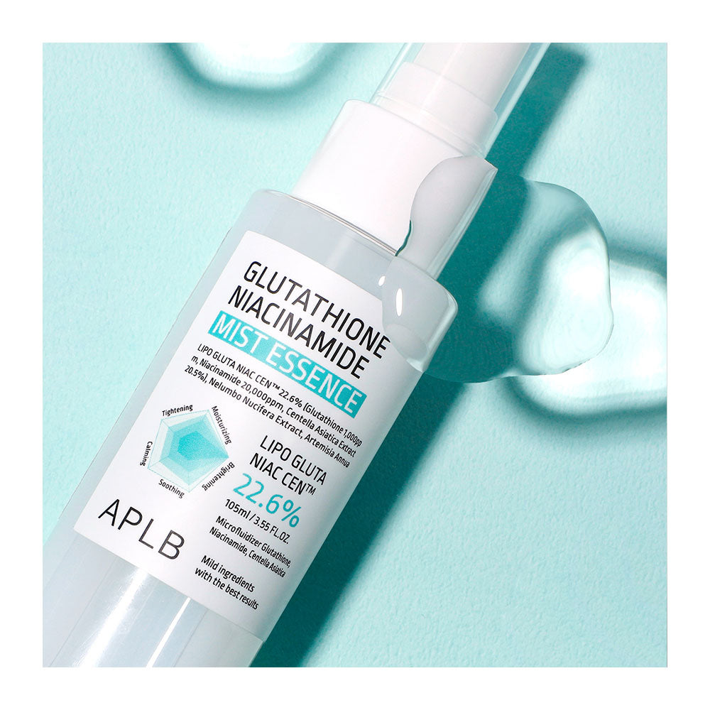 APLB Glutathione Niacinamide Mist Essence - Peaches&Creme Shop Korean Skincare Malta