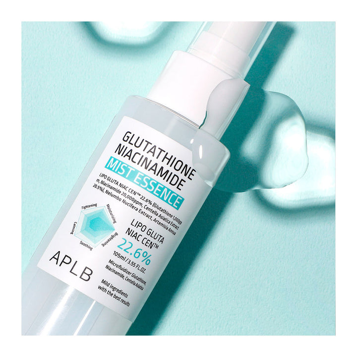 APLB Glutathione Niacinamide Mist Essence - Peaches&Creme Shop Korean Skincare Malta