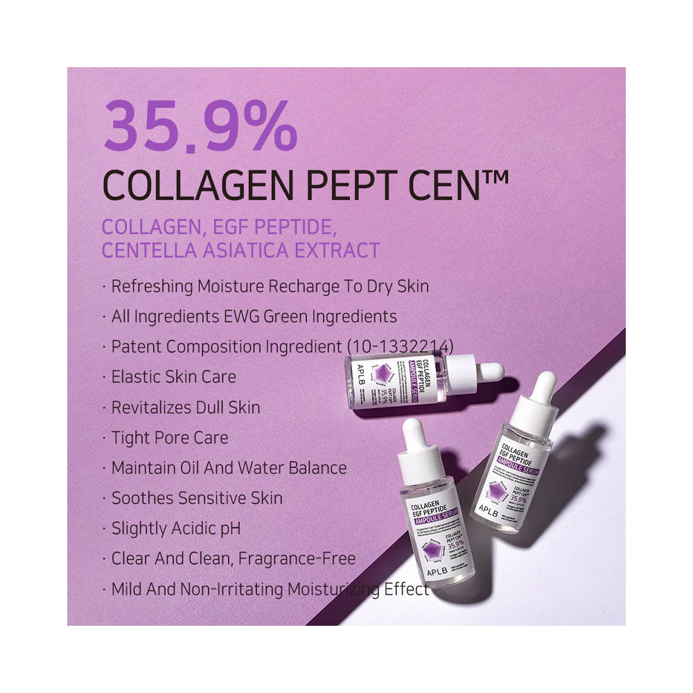 APLB Collagen EGF Peptide Ampoule Serum - Peaches&Creme Shop Korean Skincare Malta