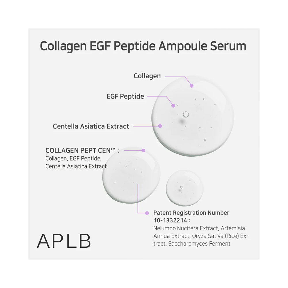 APLB Collagen EGF Peptide Ampoule Serum - Peaches&Creme Shop Korean Skincare Malta