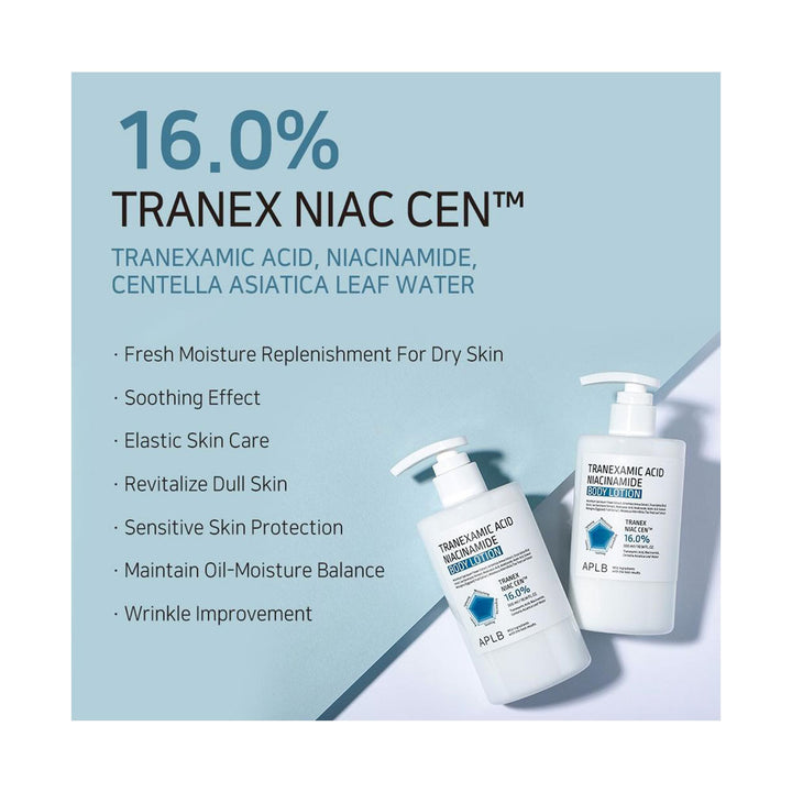 APLB Tranexamic Acid Niacinamide Body Lotion - Peaches&Creme Shop Korean Skincare Malta