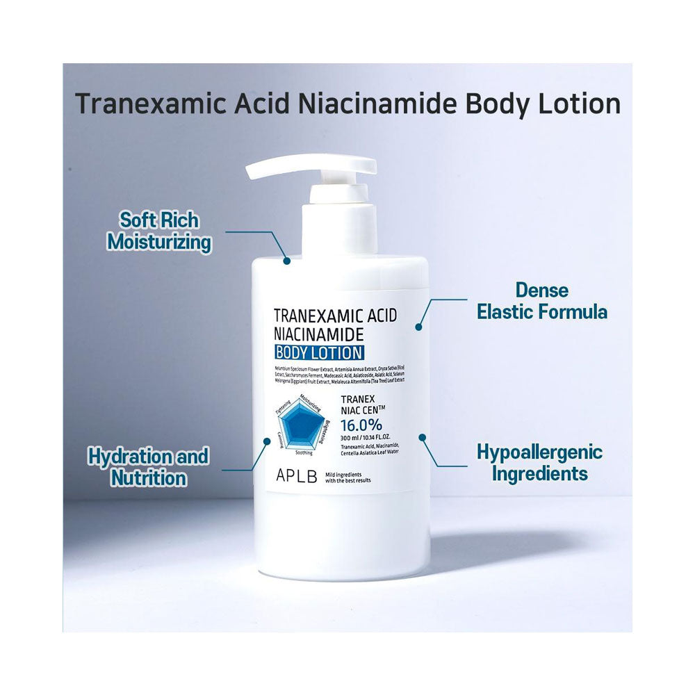 APLB Tranexamic Acid Niacinamide Body Lotion - Peaches&Creme Shop Korean Skincare Malta