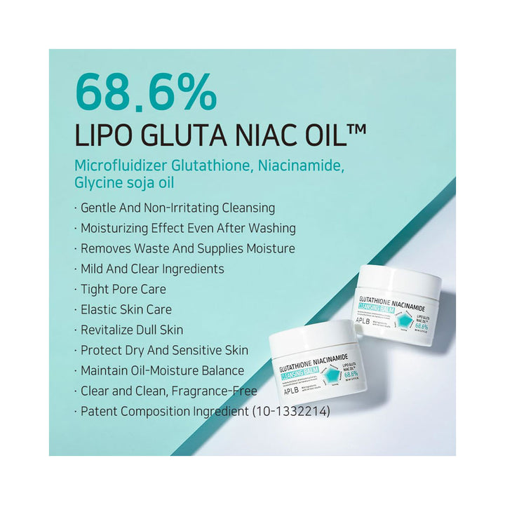 APLB Glutathione Niacinamide Cleansing Balm - Peaches&Creme Shop Korean Skincare Malta