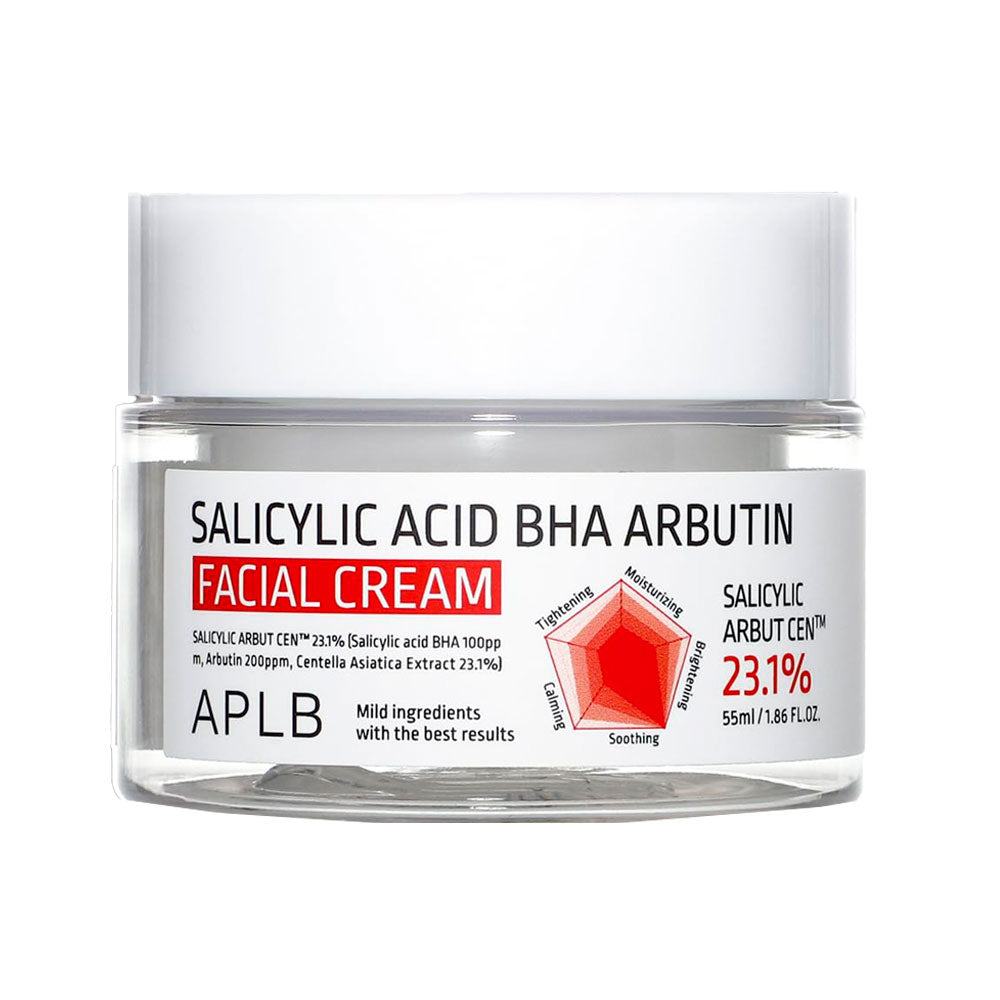 APLB Salicylic Acid BHA Arbutin Facial Cream - Peaches&Creme Shop Korean Skincare Malta
