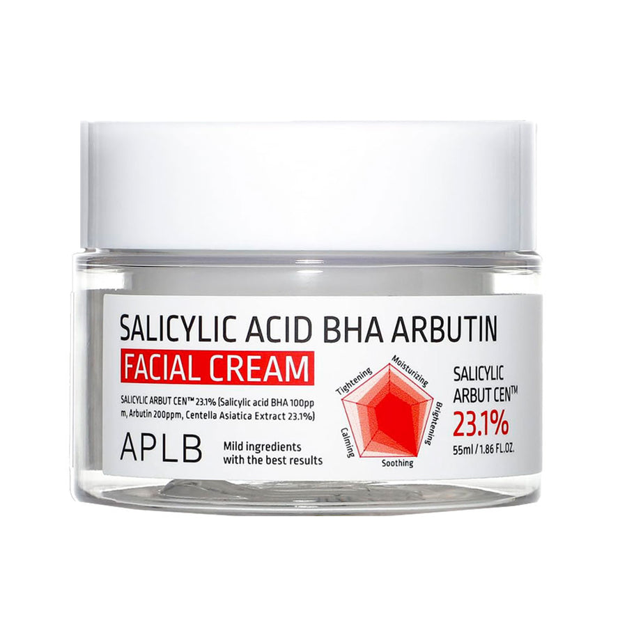 APLB Salicylic Acid BHA Arbutin Facial Cream - Peaches&Creme Shop Korean Skincare Malta