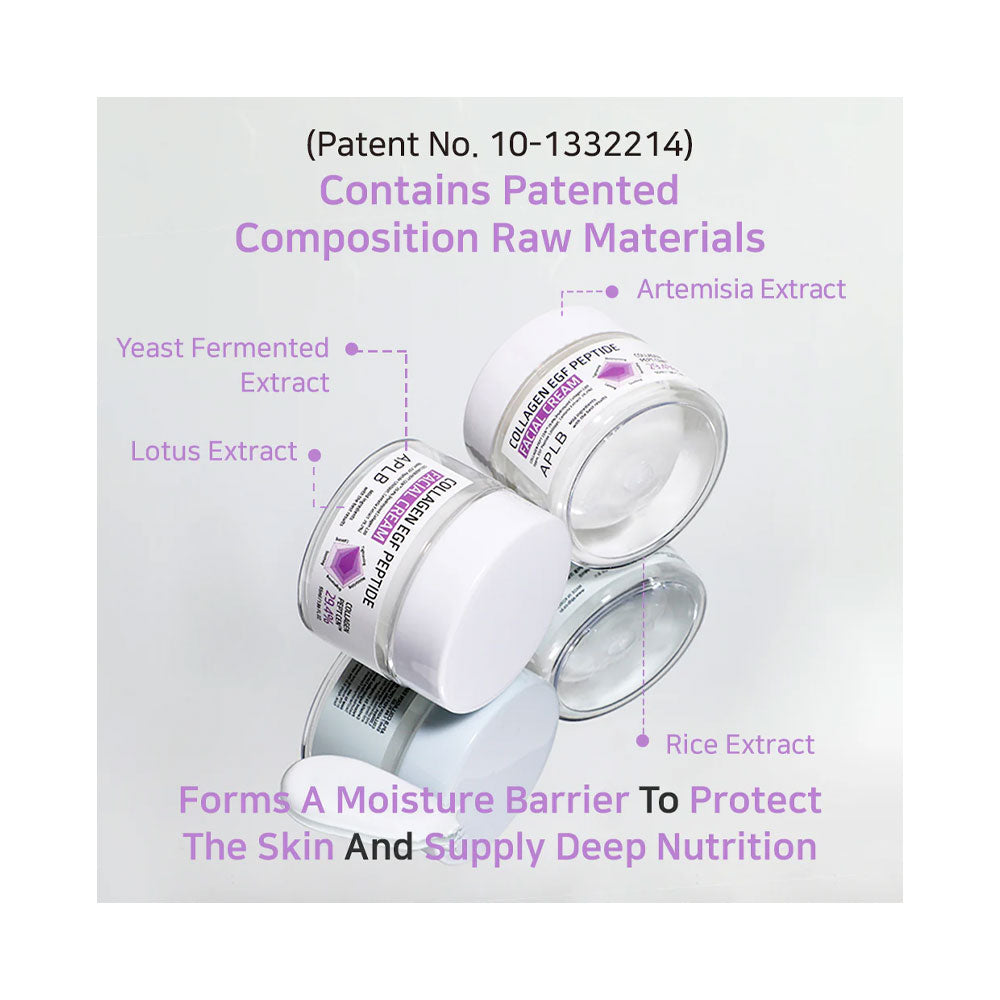APLB Collagen EGF Peptide Facial Cream - Peaches&Creme Shop Korean Skincare Malta