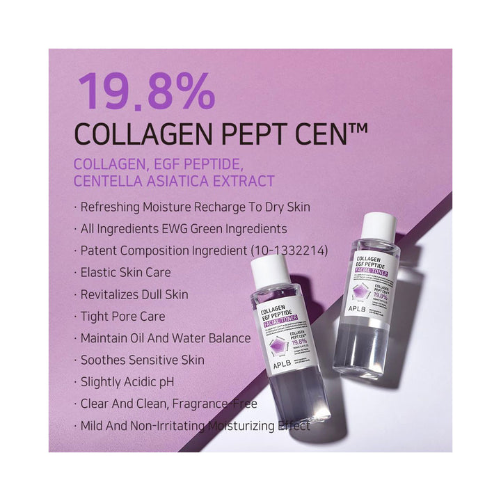 APLB Collagen EGF Peptide Facial Toner - Peaches&Creme Shop Korean Skincare Malta