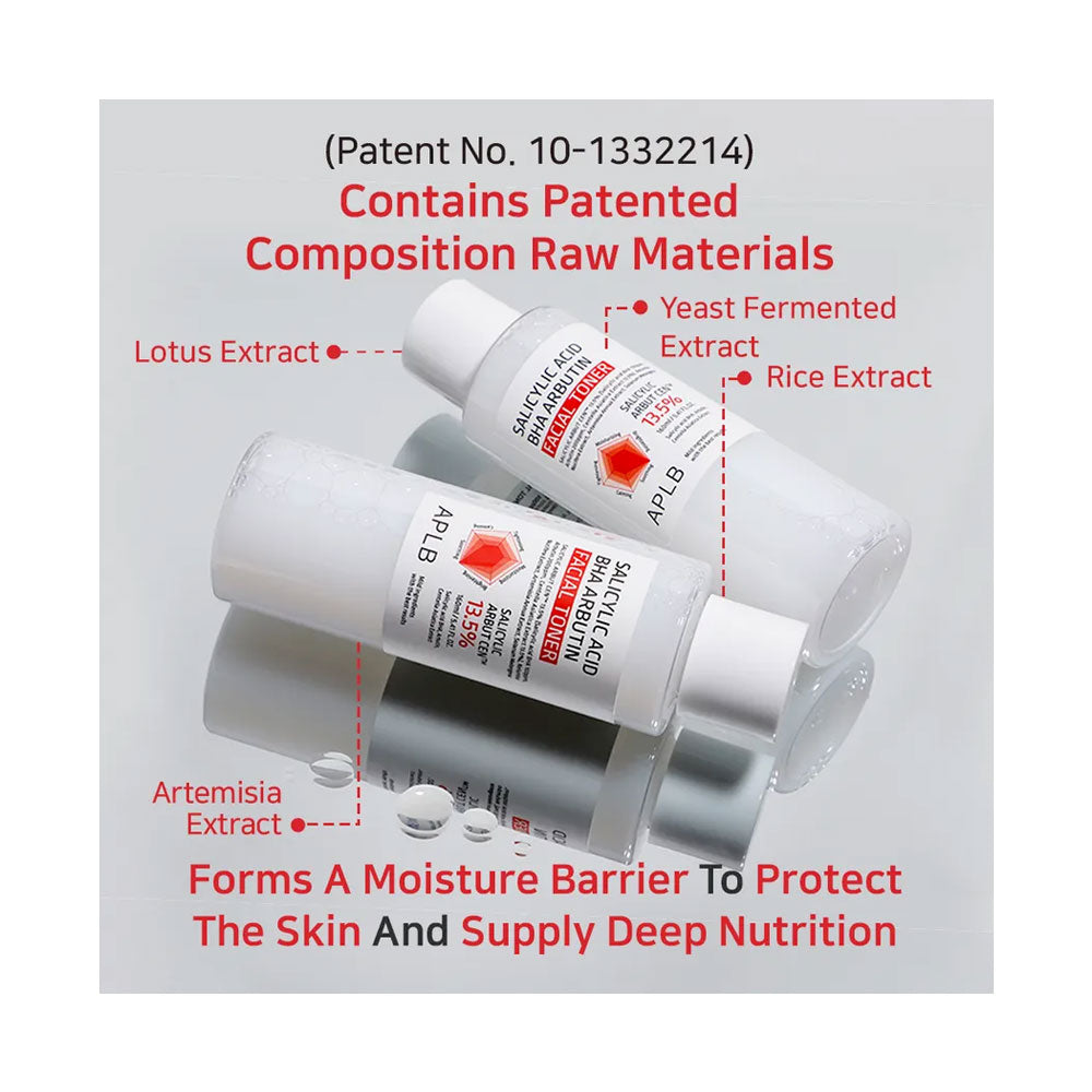 APLB Salicylic Acid BHA Arbutin Facial Toner - Peaches&Creme Shop Korean Skincare Malta