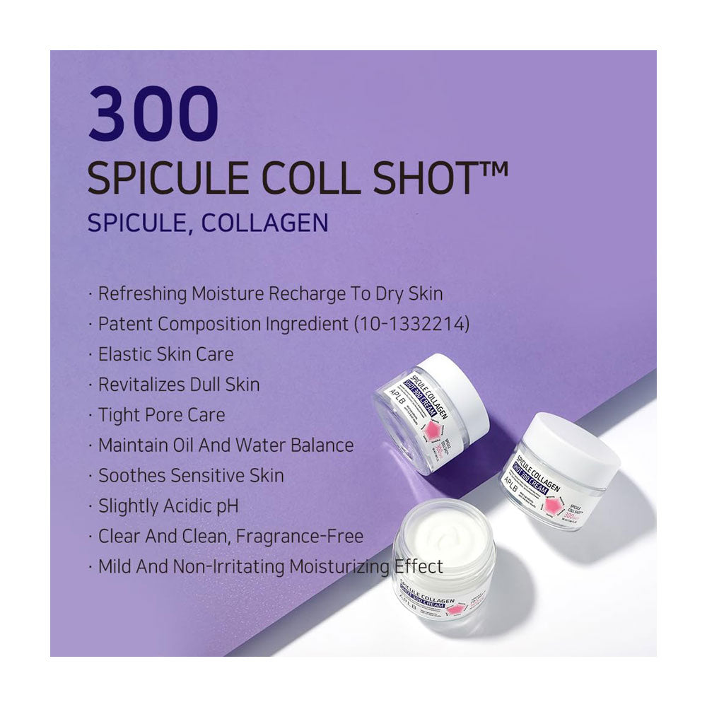 APLB Spicule Collagen Shot 300 Cream - Peaches&Creme Shop Korean Skincare Malta