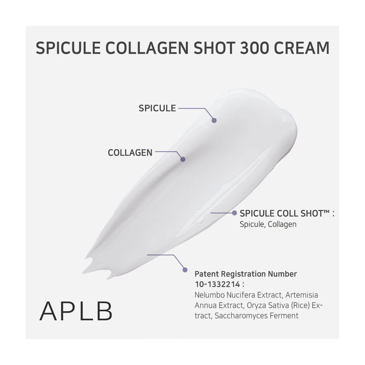APLB Spicule Collagen Shot 300 Cream - Peaches&Creme Shop Korean Skincare Malta