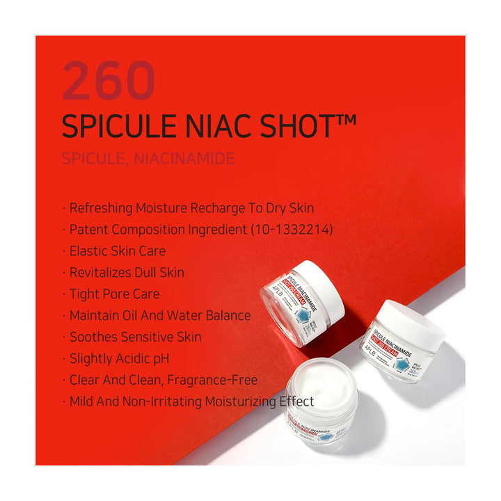 APLB Spicule Niacinamide Shot 260 Cream - Peaches&Creme Shop Korean Skincare Malta