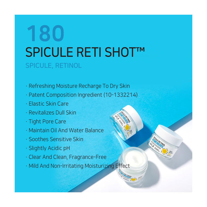 APLB Spicule Retinol Shot 180 Cream - Peaches&Creme Shop Korean Skincare Malta