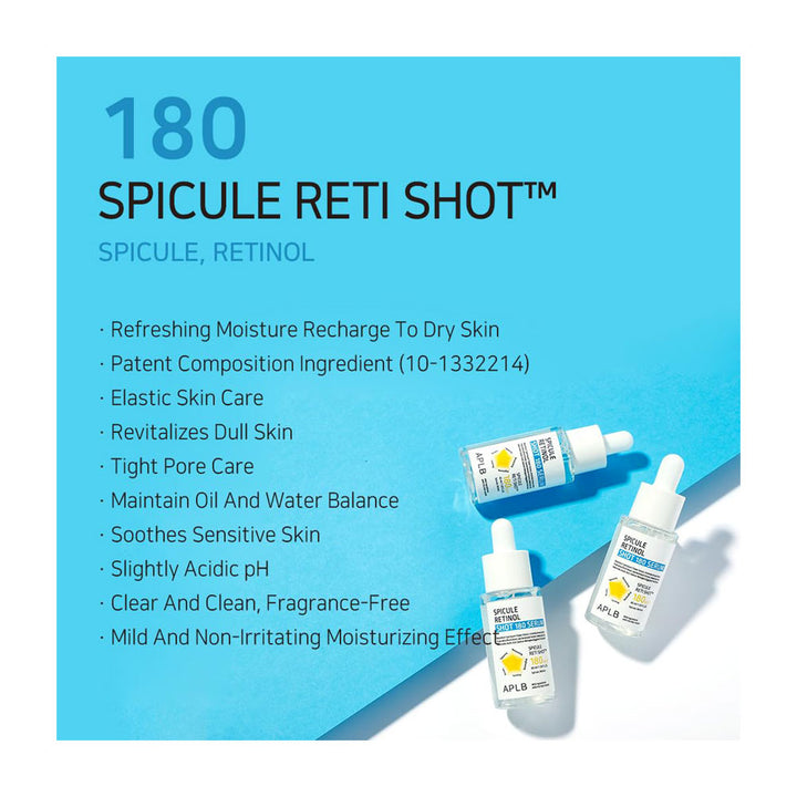 APLB Spicule Retinol Shot 180 Serum - Peaches&Creme Shop Korean Skincare Malta
