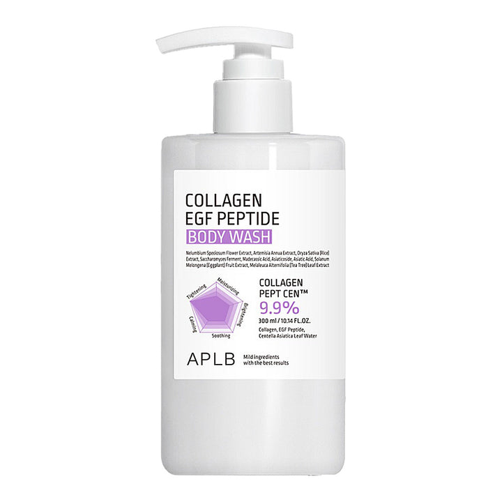 APLB Collagen EGF Peptide Body Wash - Peaches&Creme Shop Korean Skincare Malta
