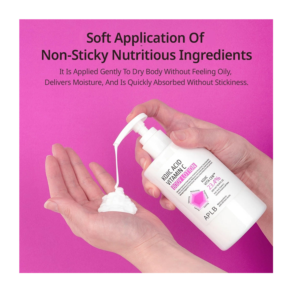 APLB Kojic Acid Vitamin C Vitamin E Body Lotion - Peaches&Creme Shop Korean Skincare Malta