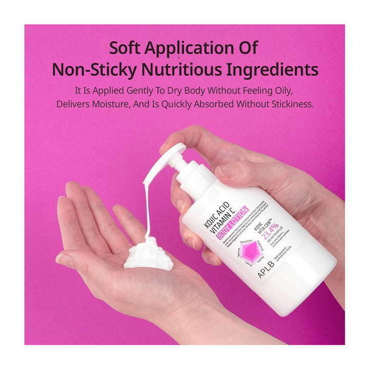 APLB Kojic Acid Vitamin C Vitamin E Body Lotion - Peaches&Creme Shop Korean Skincare Malta