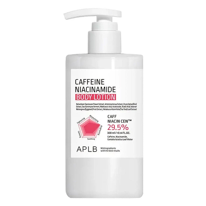 APLB Caffeine Niacinamide Body Lotion - Peaches&Creme Shop Korean Skincare Malta