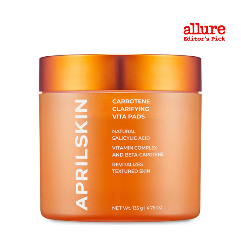 APRILSKIN Carrotene Clarifying Vita Pads - Peaches&Creme Shop Korean Skincare Malta