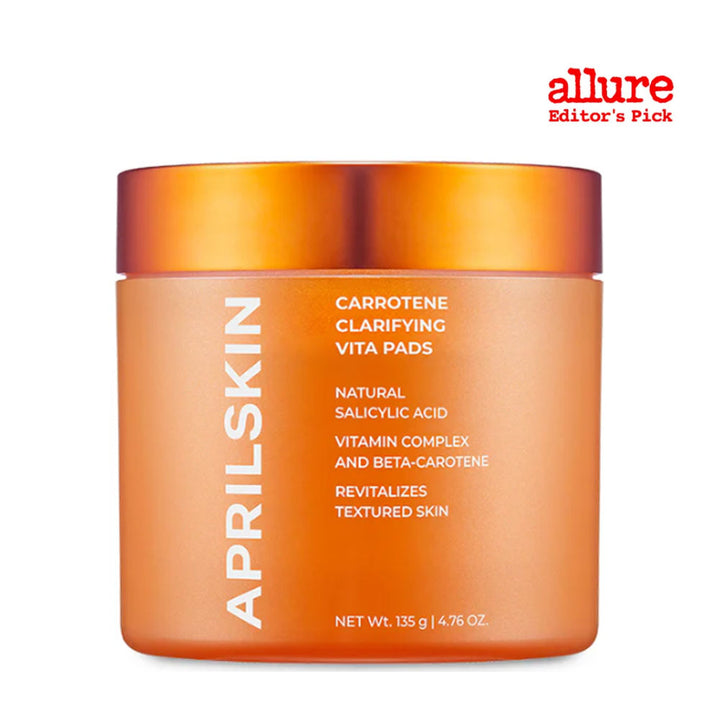 APRILSKIN Carrotene Clarifying Vita Pads - Peaches&Creme Shop Korean Skincare Malta