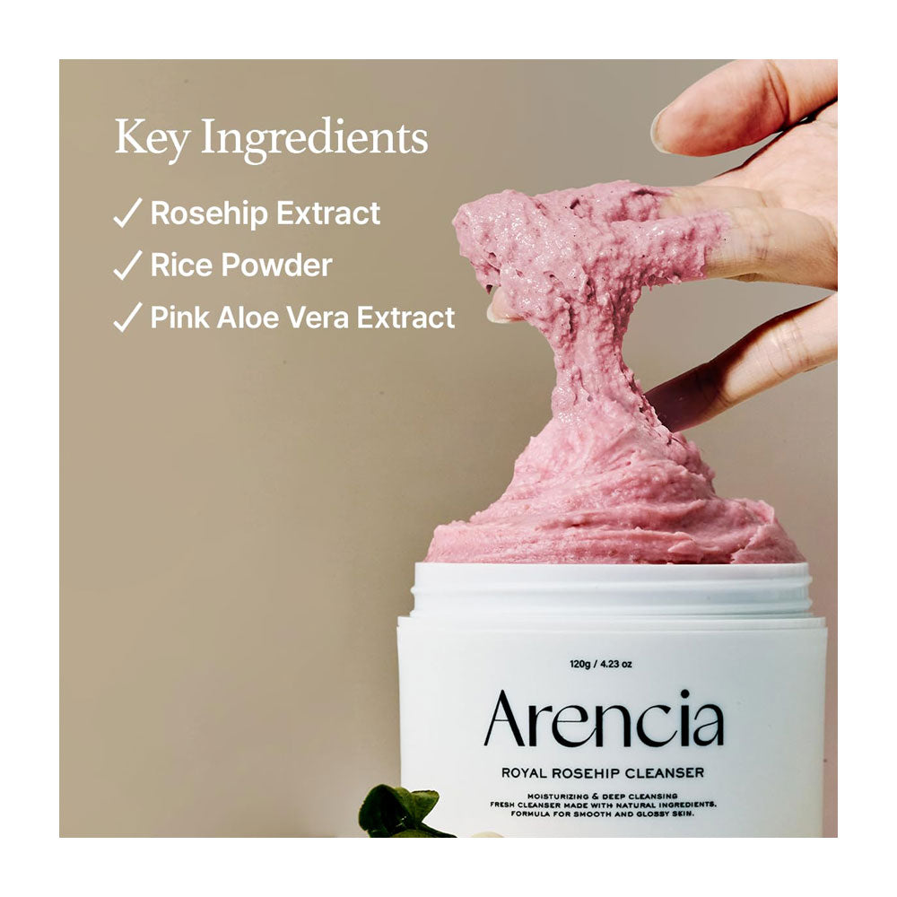 ARENCIA Fresh Royal Rosehip Cleanser - Peaches&Creme Shop Korean Skincare Malta