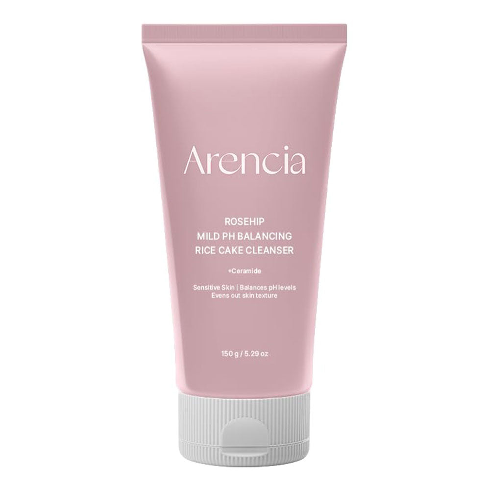 ARENCIA Rosehip Mild PH Balancing Rice Cake Cleanser - Peaches&Creme Shop Korean Skincare Malta