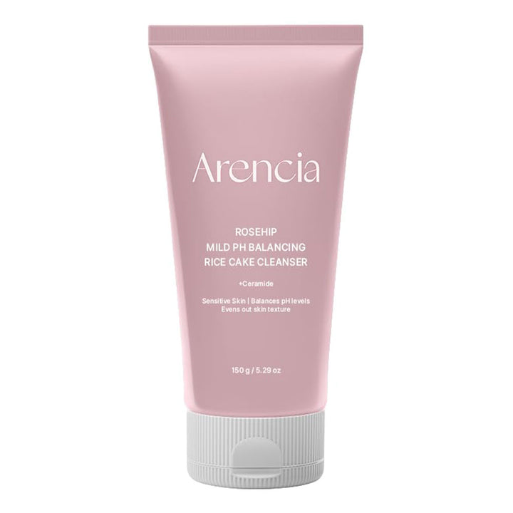 ARENCIA Rosehip Mild PH Balancing Rice Cake Cleanser - Peaches&Creme Shop Korean Skincare Malta