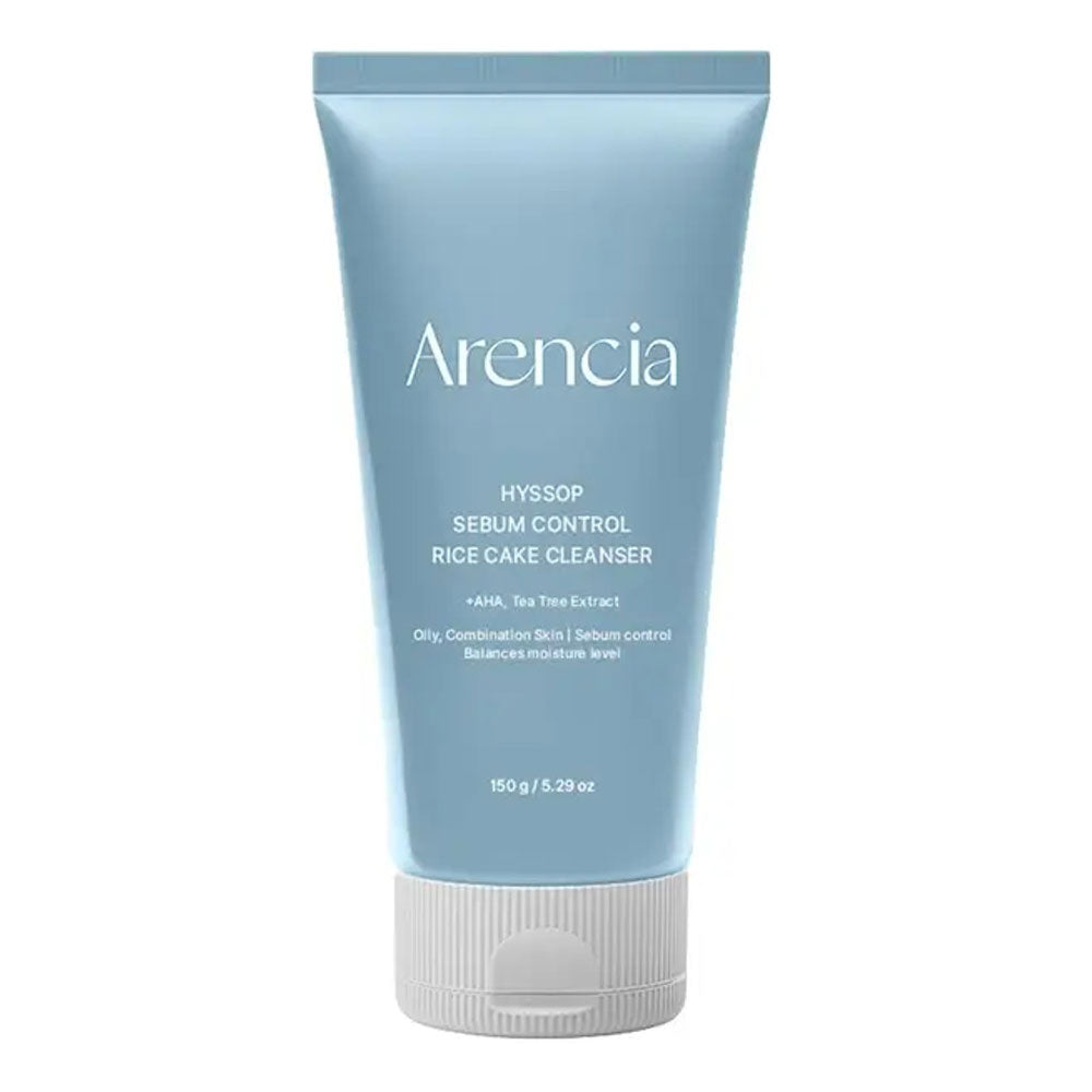 ARENCIA Hyssop Sebum Control Rice Cake Cleanser - Peaches&Creme Shop Korean Skincare Malta