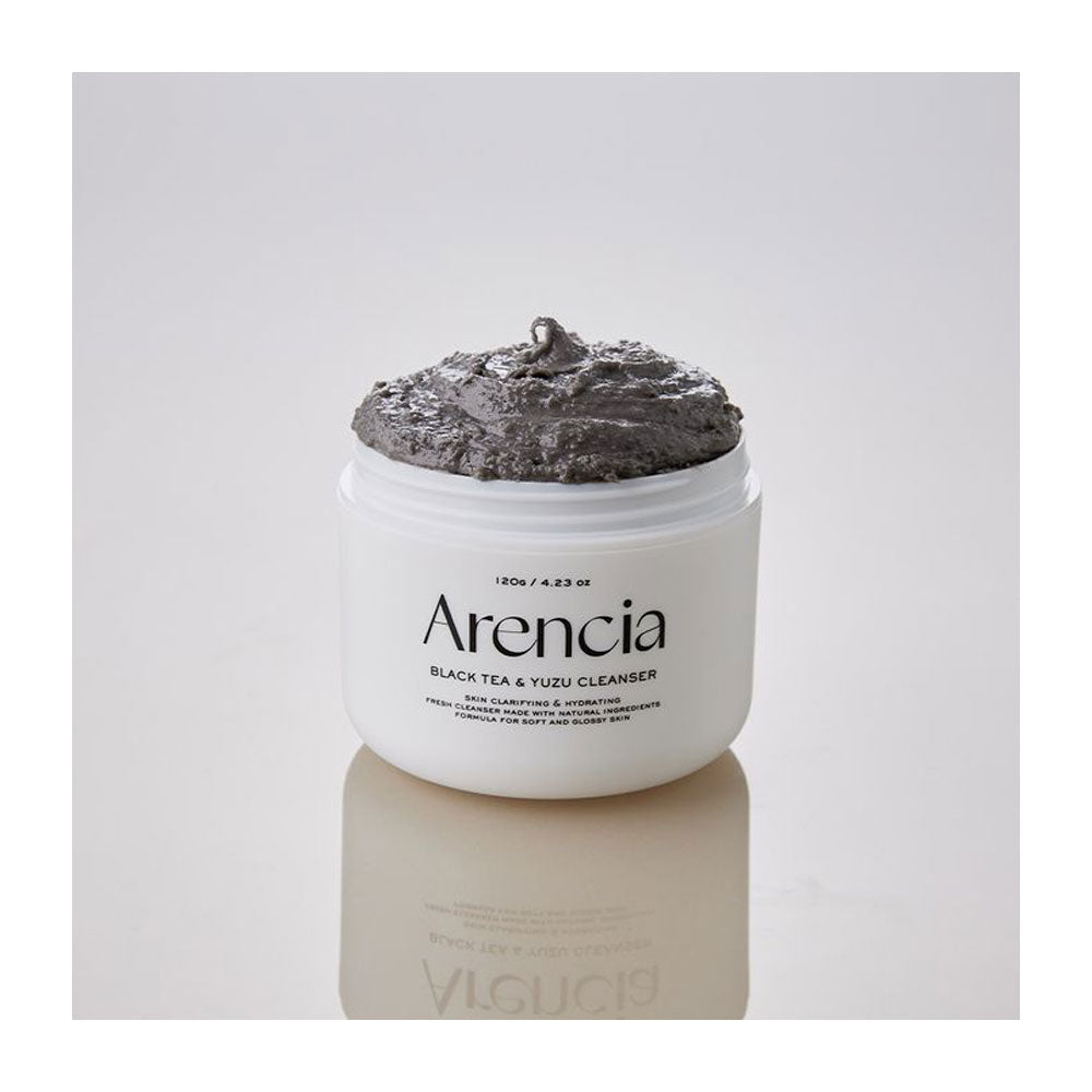 ARENCIA Fresh Black Tea & Yuzu Cleanser - Peaches&Creme Shop Korean Skincare Malta