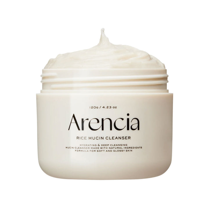 ARENCIA Rice Mucin Cleanser - Peaches&Creme Shop Korean Skincare Malta