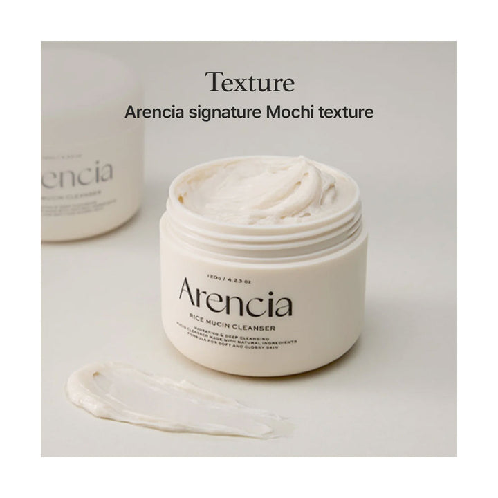 ARENCIA Rice Mucin Cleanser - Peaches&Creme Shop Korean Skincare Malta