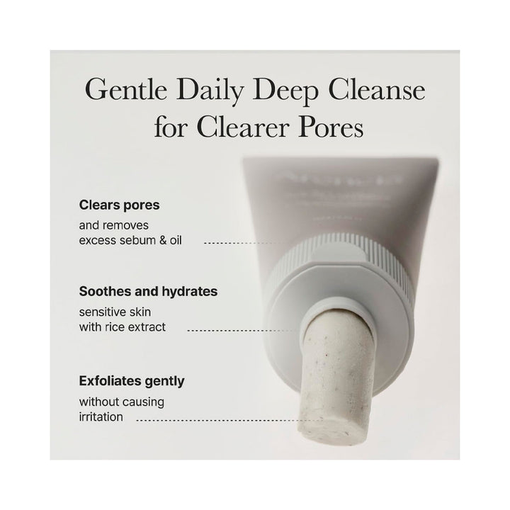 ARENCIA Rice + LHA Pore Control Rice Cake Cleanser - Peaches&Creme Shop Korean Skincare Malta