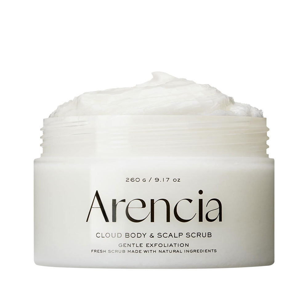ARENCIA Cloud Body & Scalp Scrub [WHITE TEA & NEROLI] - Peaches&Creme Shop Korean Skincare Malta