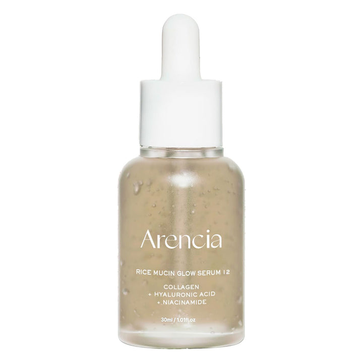 ARENCIA Rice Mucin Glow Serum 12 - Peaches&Creme Shop Korean Skincare Malta