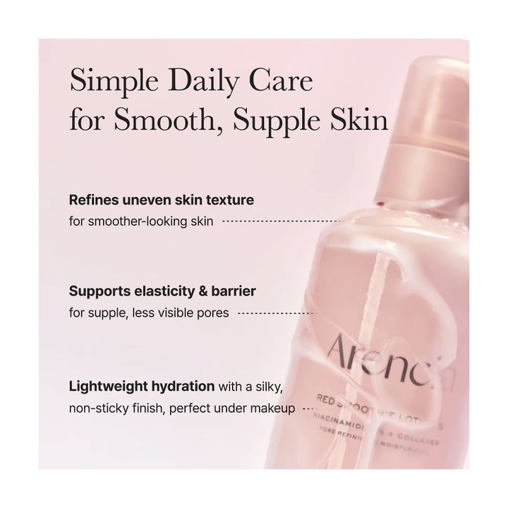 ARENCIA Red Smoothie Lotion 5 - Peaches&Creme Shop Korean Skincare Malta