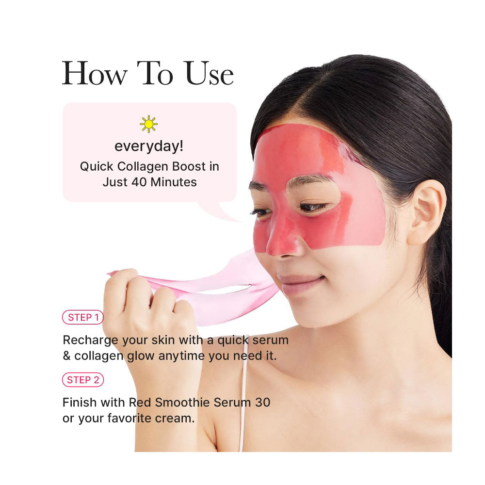 ARENCIA Red Collagen Jello Mask Set - Peaches&Creme Shop Korean Skincare Malta