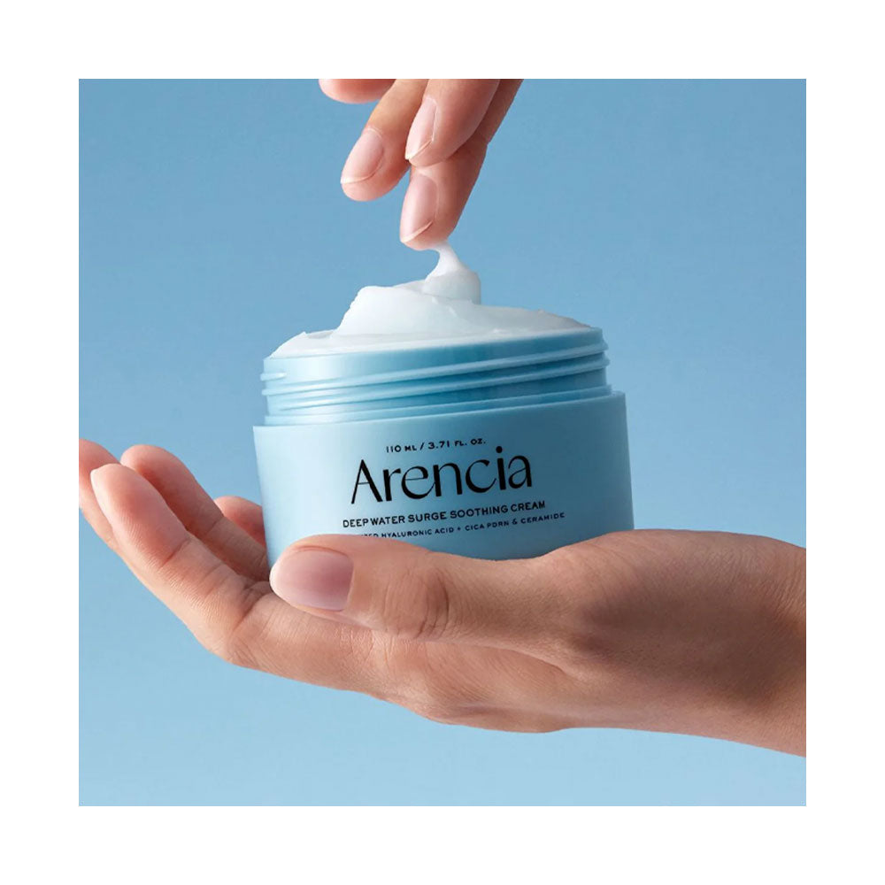 ARENCIA Deep Water Surge Soothing Cream - Peaches&amp;Creme Shop Korean Skincare Malta